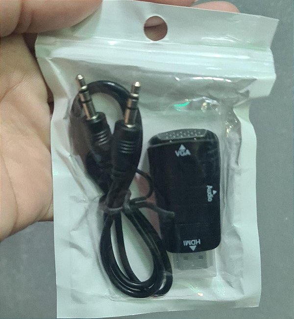 Cabo adaptador vga / hdmi / p2 audio 30,00