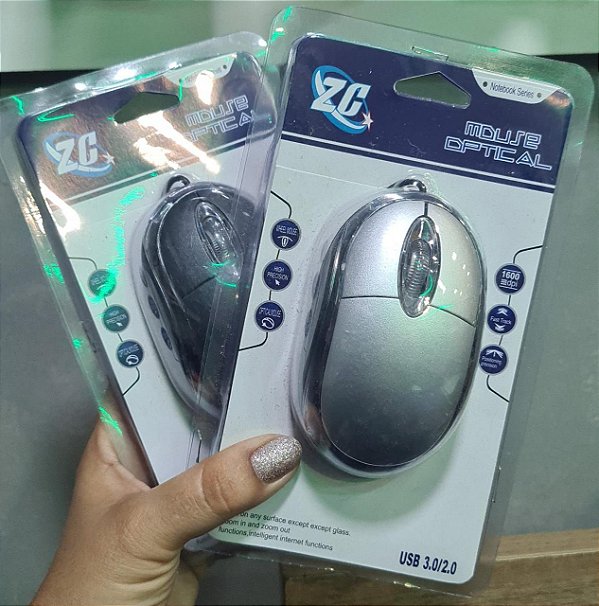 Mouse com fio zc usb 3.0 no:613