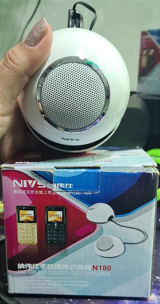 Caixa de som nivs n180