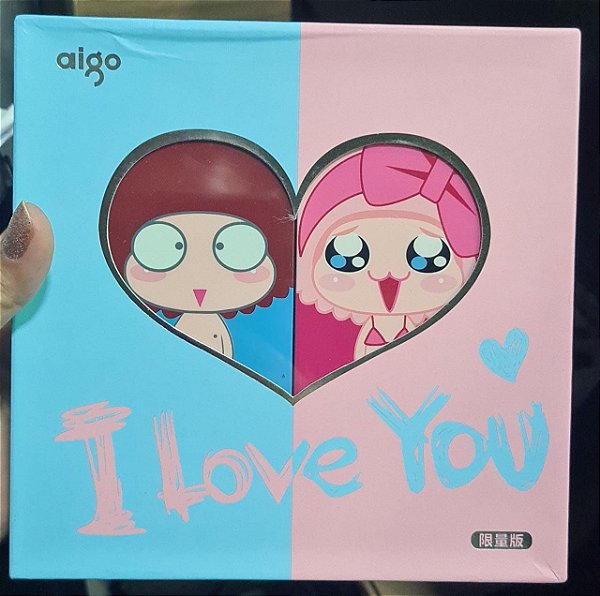Carregador bateria portatil aigo i love you
