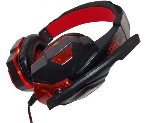 Fone de ouvido gamer led exbom hf-g390p4