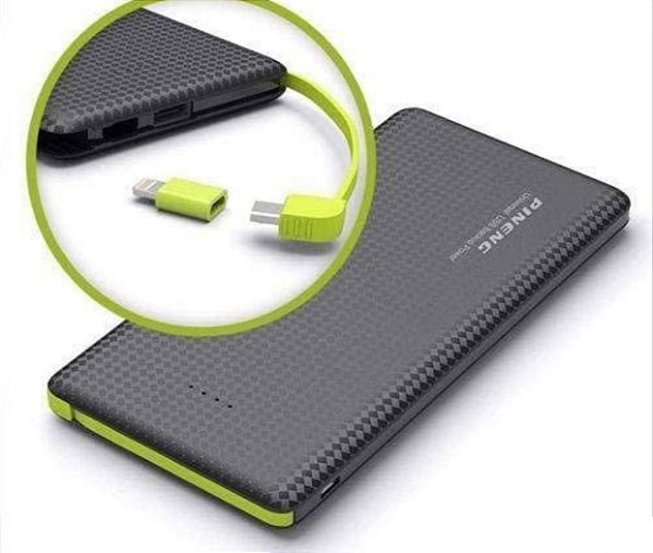 Carregador bateria portatil pineng 10000mah pn-951