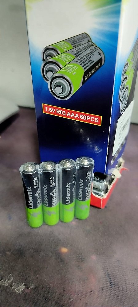 Pilha (pacote com 4 und) aa / aaa 7,00