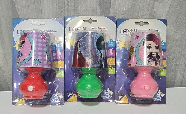 Abajur infantil ledon cl-801