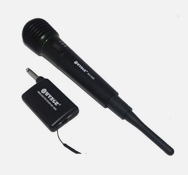 Microfone sem fio com receptor wm-308 ka-m86