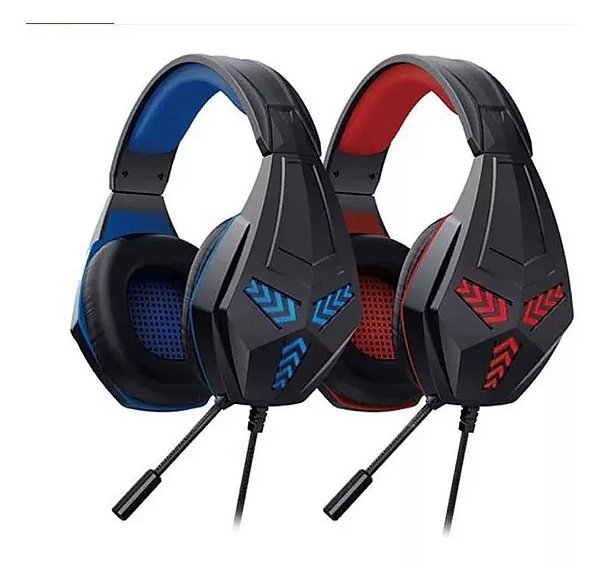 Fone de ouvido gamer led komic g316