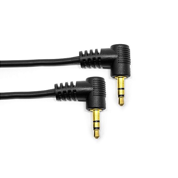 Cabo p2 x p2 audio 90 graus 5mts x-cell xc-p2-9c