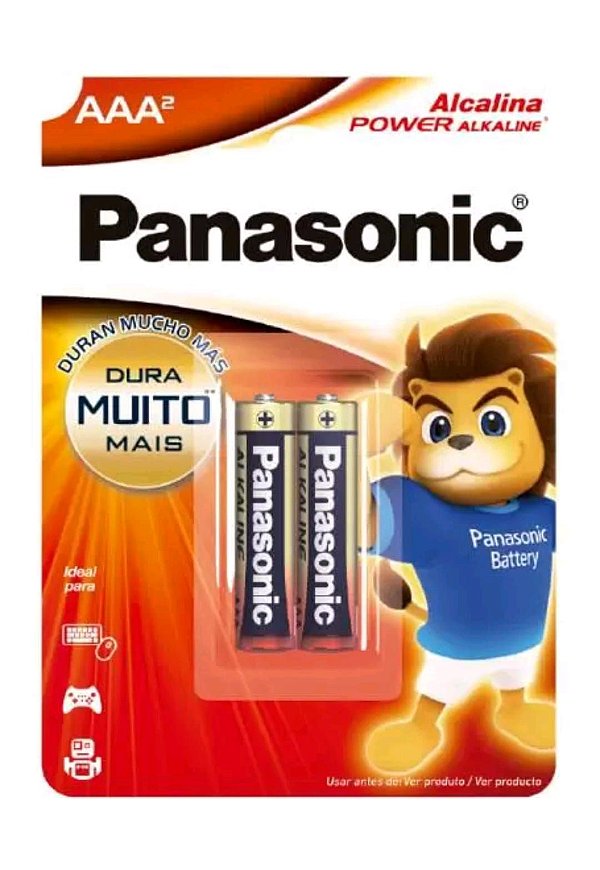 Pilha alcalina panasonic