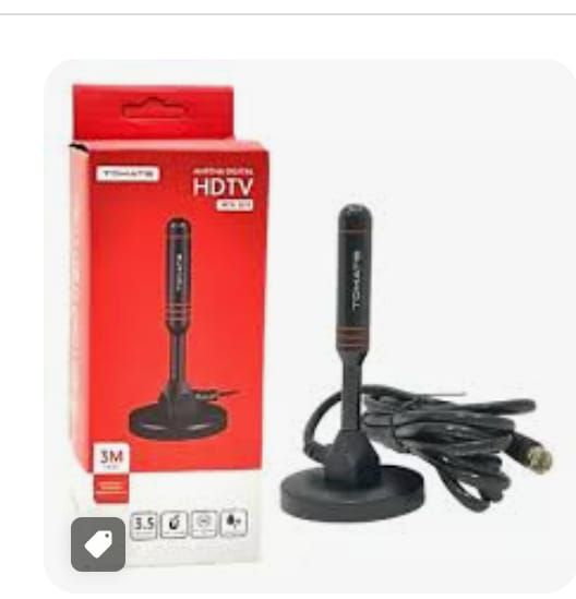 Antena digital hdtv tomate cabo 3mts mta-3011