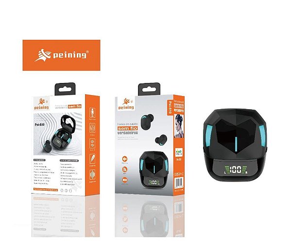 Fone de ouvido bluetooth sem fio peining pei-m510