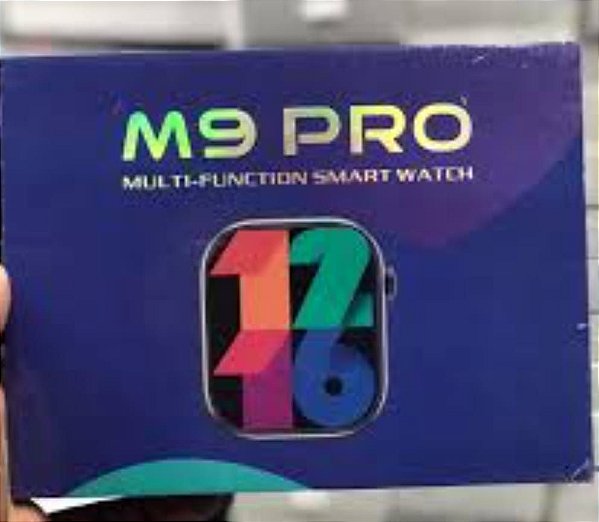 Relogio digital smartwacht m9 pro 2 pulseiras