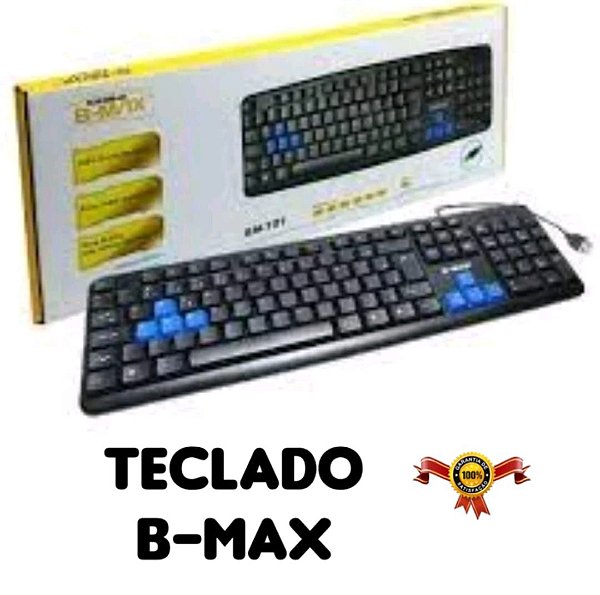 Teclado com fio padrao abnt2 b-max bm-t02 t01