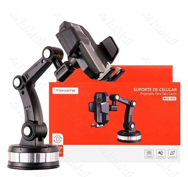 Suporte de celular veicular articulado tomate mtg-032