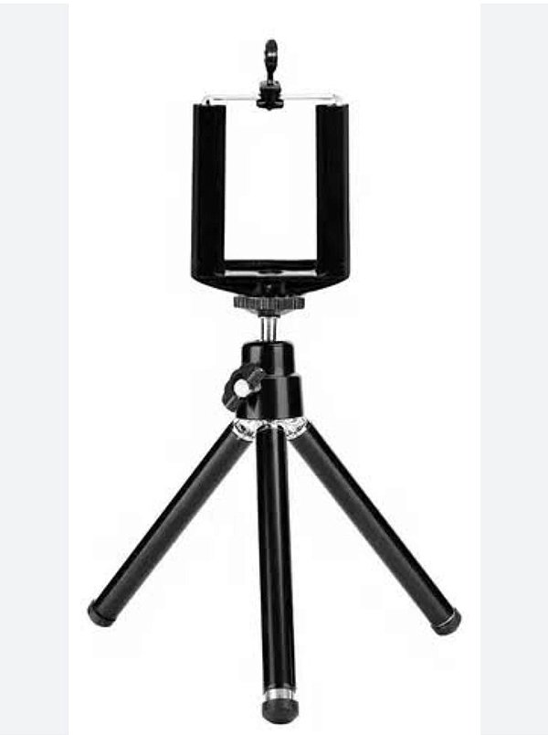 Tripe suporte de celular mini de ferro