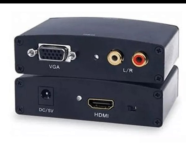 Conversor de vídeo vga rca para hdmi altomex j-4112