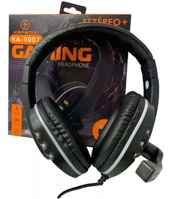 Fone de ouvido gamer led usb kapbom ka-9007