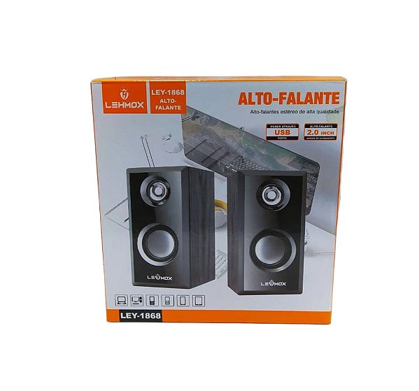 Caixa de som para pc/notebook lehmox ley-1868