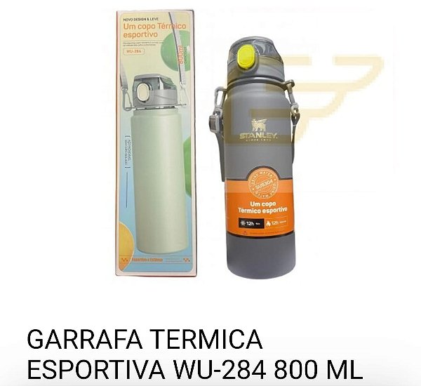 Garrafa termica stanley aço inoxidavel 800 ml wu-284