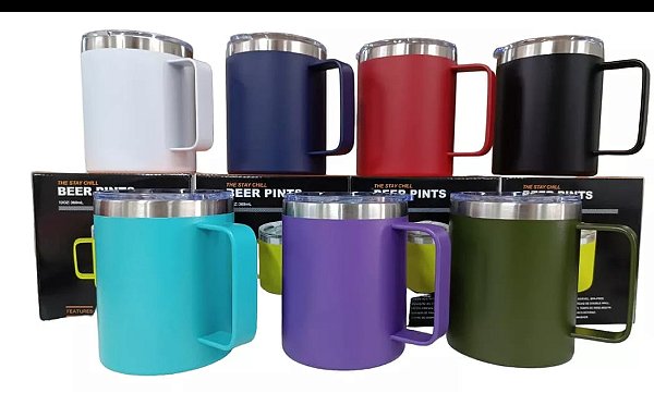 Caneca com tampa stanley 360 ml WU-005