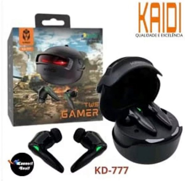 Fone de ouvido bluetooth kaidi kd-777