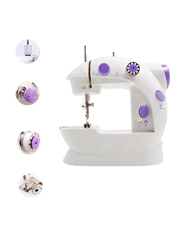 Maquina de costura portátil elétrica mini