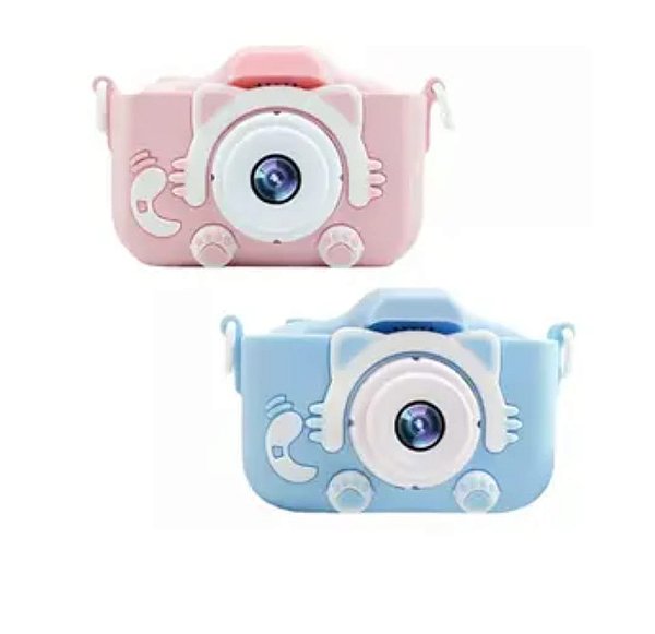 Camera e filmadora infantil infantil children cute azul