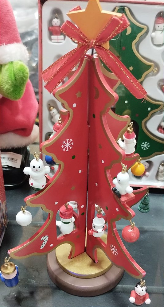 Arvore de natal madeira artesanal