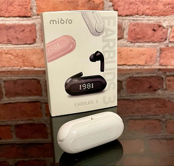Fone de ouvido bluetooth mibro earbuds 3 branco