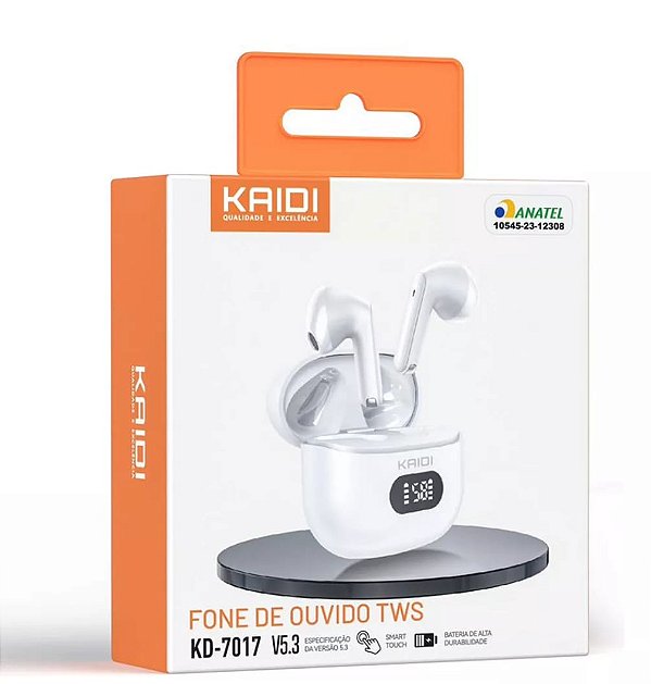 Fone de ouvido bluetooth kaidi kd-7017