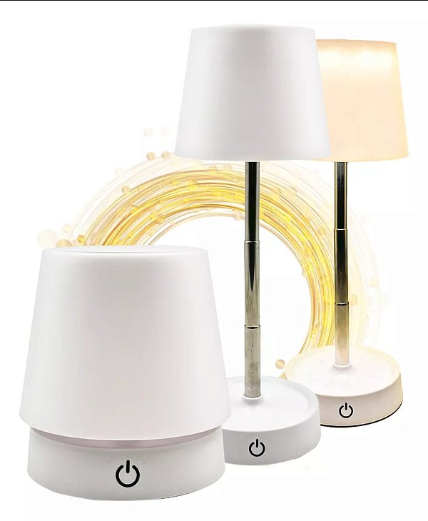 Luminaria de mesa recarregavel ajuste de tamanho miniminimen mm-t103