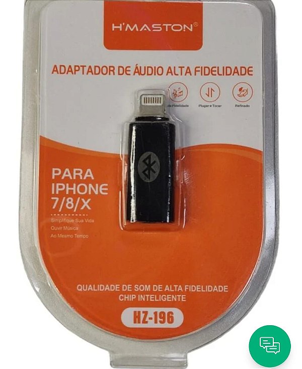 Cabo adaptador de audio ios para p2h'maston hz-196