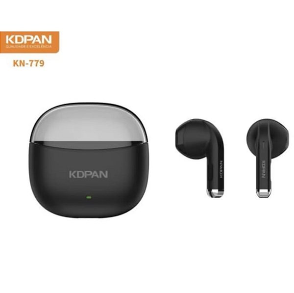 Fone de ouvido bluetooth kdpan kn-779 preto