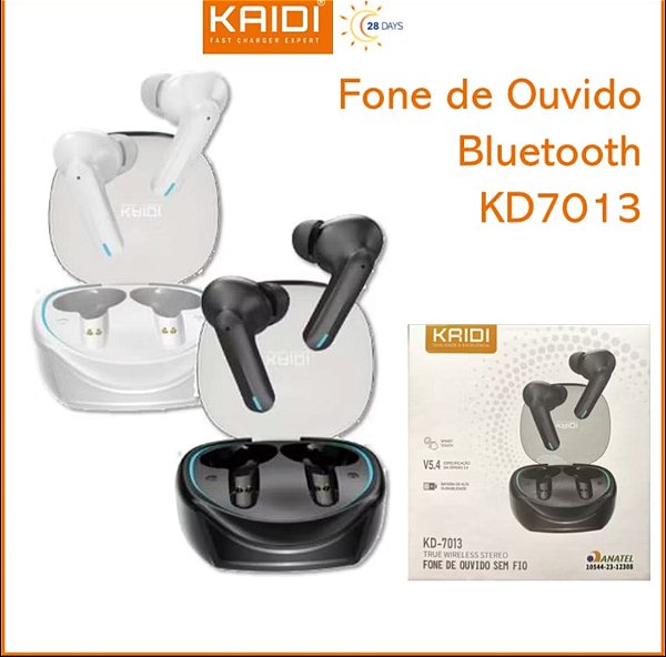 Fone de ouvido bluetooth kaidi kd-7013