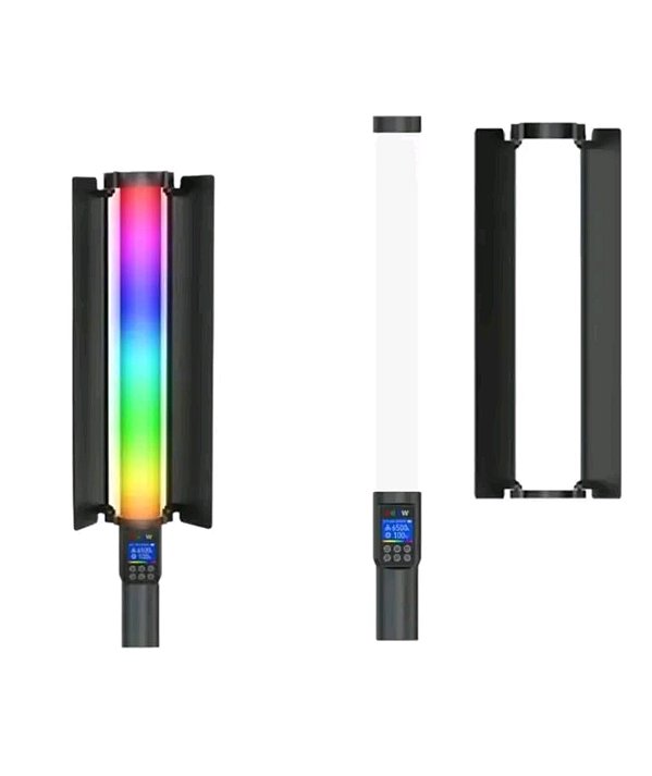 Bastao de led fotografia luz rgb stick com abas mobet-az-05