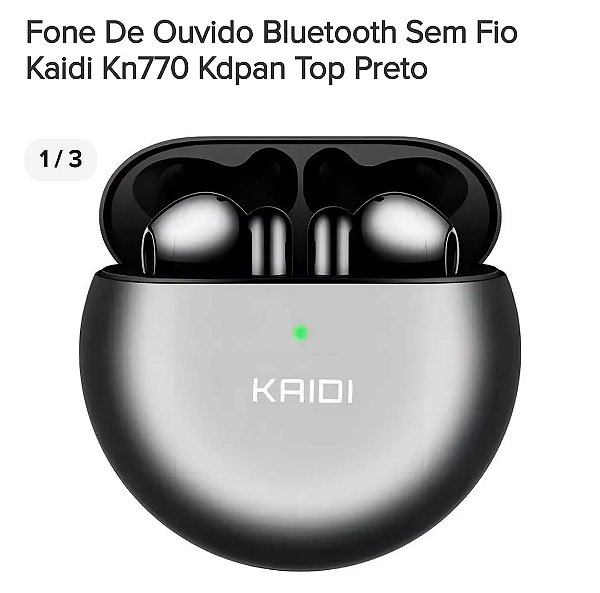 Fone de ouvido bluetooth kopan kn-770 preto