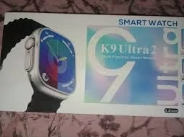 Relogio digital smartwacht khostar k9 ultra 2 com 2 pulseiras