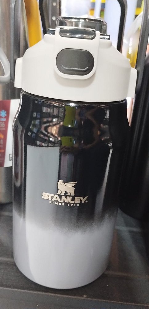 Garrafa termica esportiva stanley 1200ml wu-353 preto