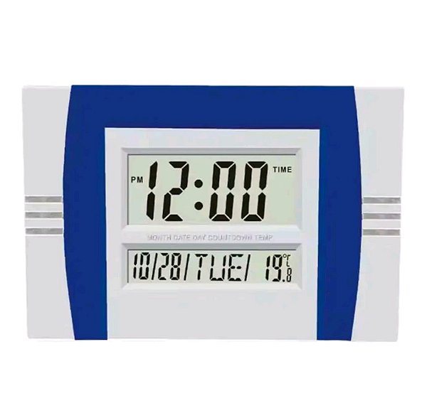 Relogio digital de mesa ou parede lc st-222