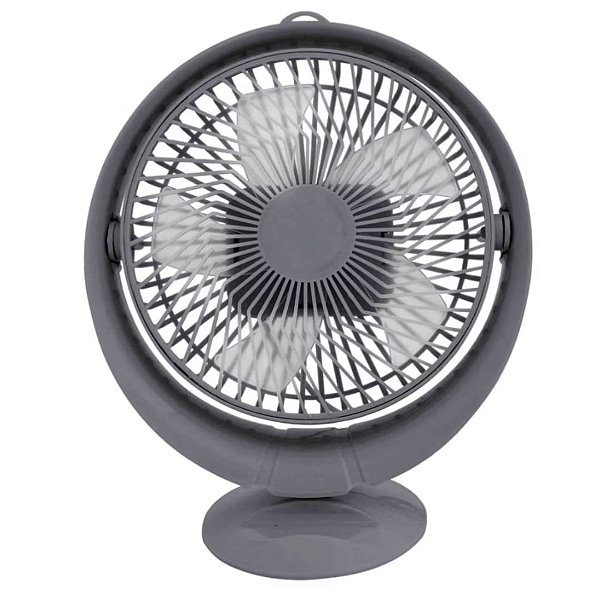 Ventilador de mesa shinymax cinza sh6120