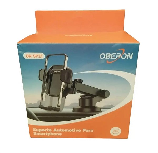 Suporte de celular veicular oberon flexivel articulado oberon or-sp21
