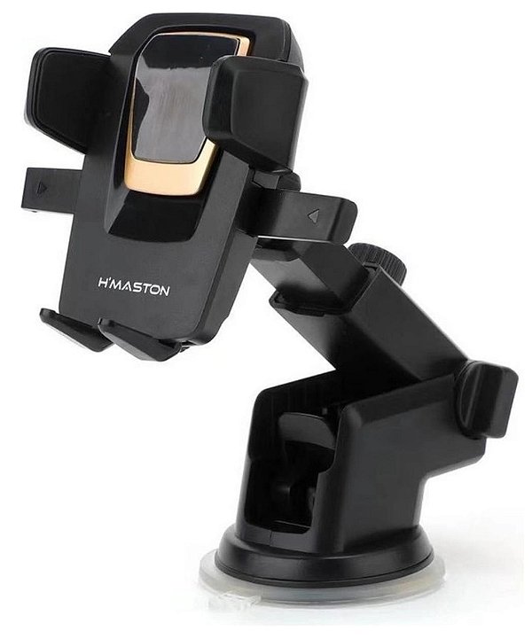 Suporte de celular veicular h'maston ventosa articulado cj-02
