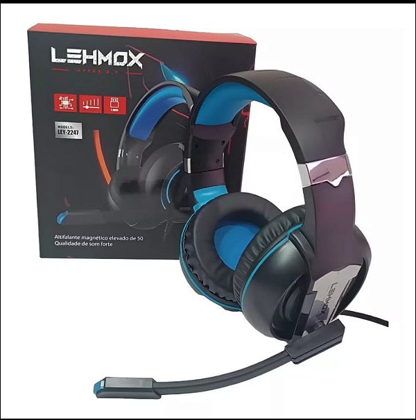 Fone de ouvido gamer lehmox ley-2247