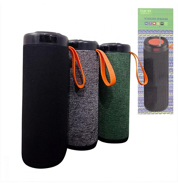 Caixa de som bluetooth/tf/fm radio/usb/recarregavel bokaini s79u-1