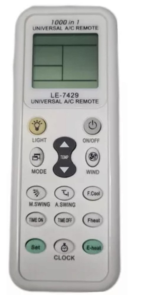 Controle remoto de ar condicionado univesal lelong le-7429