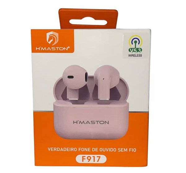 Fone de ouvido bluetooth h'maston f917 branco