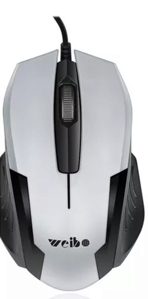 Mouse com fio usb 1600dpi 3.0 weibo wb-024