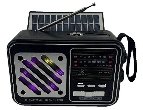 Caixa de som retro recarregavel solar am-fm-tf-usb-bluetooth atomo mo-227ty