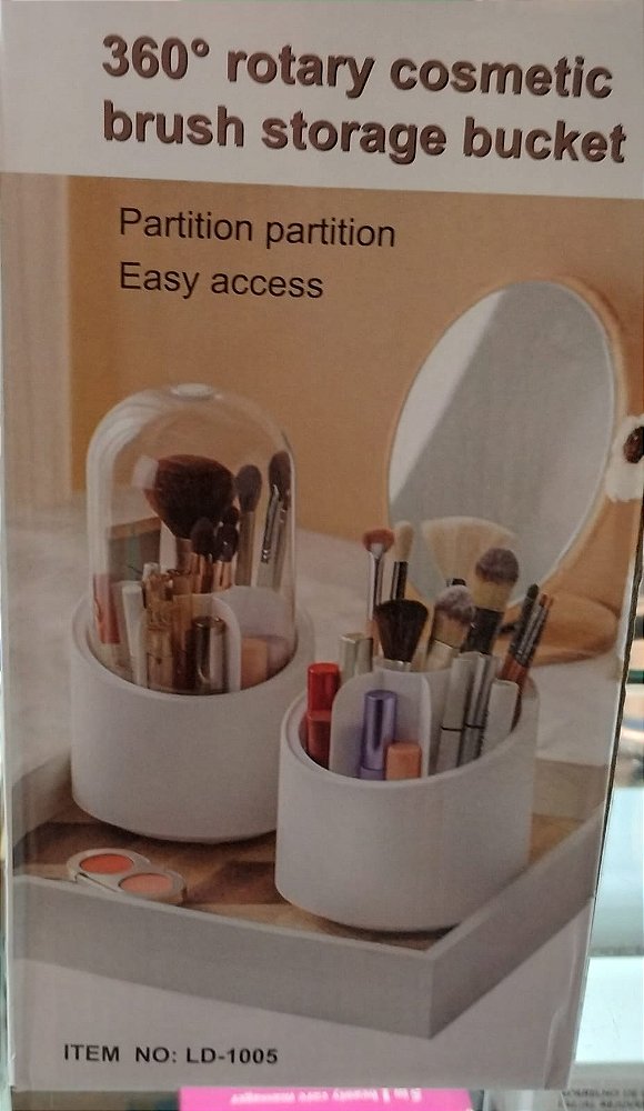 Organizador de maquiagens e cosmeticos acrilico b-max bm-f1156