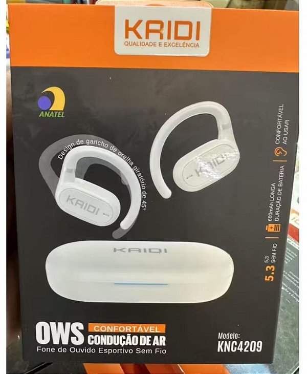 Fone de ouvido bluetooth kaidi knc4209