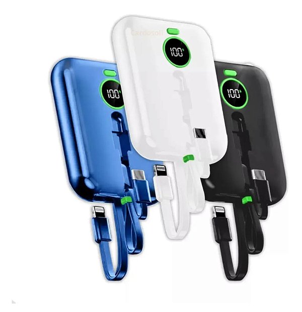 Bateria carregador portatil power bank 10000mah h'maston yd-21